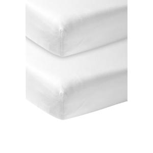 Sabana bajera ajust. Cuna 60 pack 2 white