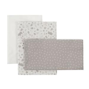 Sabana cuna 3 pcs (cuna 70) beige 70x140x1 cm