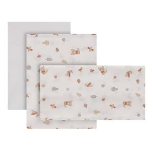 Sábana cuna 3 piezas (cuna 60) 60x120x1 cm blush