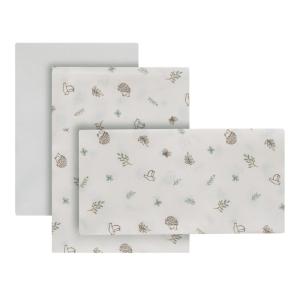 Sábana cuna 3 piezas (cuna 70) 70x140x1 cm crudo