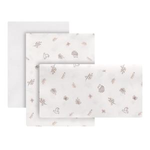 Sábana cuna 3 piezas (cuna 70) 70x140x1 cm verde