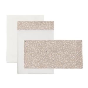 Sabana moises/carro 3 pcs 35x80x1 cm rosa