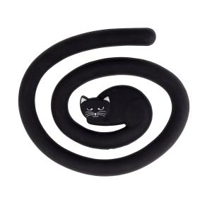 Salvamanteles  negro silicona  17 x 14 x 1 cm
