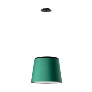 Savoy lámpara colgante negra/verde acero