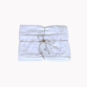 Servilleta de gasa de algodon blanco 45x45 cm