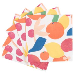 Servilletas de papel con estampado multicolor (x20)