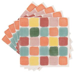 Servilletas de papel con motivos gráficos multicolores (x20…