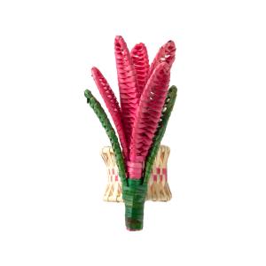Servilletero lilium ratán rosa diam. 3.5x8