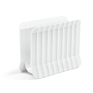 Servilletero vertical de polipropileno blanco mate