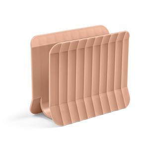 Servilletero vertical de polipropileno rosa mate