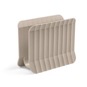 Servilletero vertical de polipropileno taupe mate