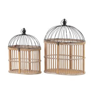 Set 2 faroles antique 45x30x56 , 37x22x47 cm