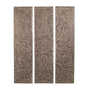 Set 3 paneles marrón alt. 140 cm
