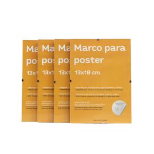 Set de 4 marcos, madera de ingeniería,  marcos clip, 13x18…