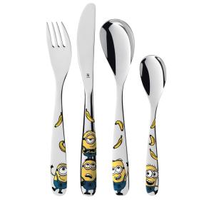 Set de 4 pièces Les Minions en inox  multicolore