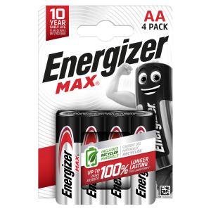 Set de 4 pilas Energizer Max AA