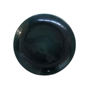 Set de 4 platos llanos de cerámica verde inglés