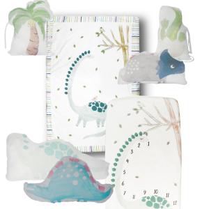 Set de Edredón   Sábana   5 Cojines protectores para Cuna D…