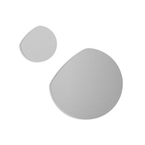 Set de espejos redondos de aglomerado azul ø25cm y ø50cm