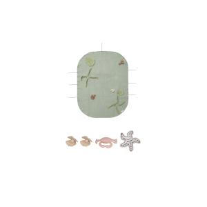 Set de juego textil bajo el mar 50 x 65 cm