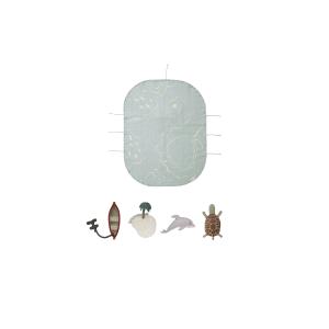 Set de juego textil la isla 50 x 65 cm