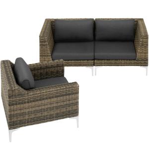 Set de piezas modulares para conjunto de ratán 3 asientos,…