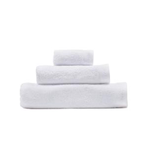 Set de tres toallas de baño (30x50 50x100 70x140) blanco