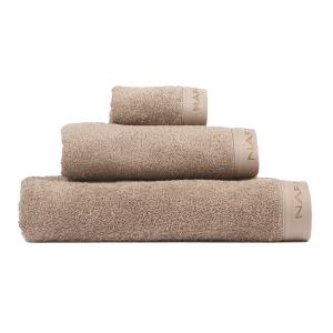 Set de tres toallas de baño (30x50 50x100 70x140) marrón