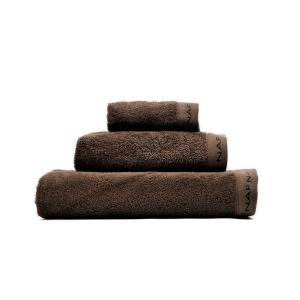 Set de tres toallas de baño (30x50 50x100 70x140) marrón ch…