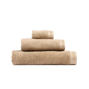 Set de tres toallas de baño (30x50 50x100 70x140) natural