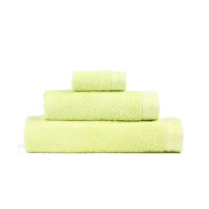 Set de tres toallas de baño (30x50 50x100 70x140) pistacho