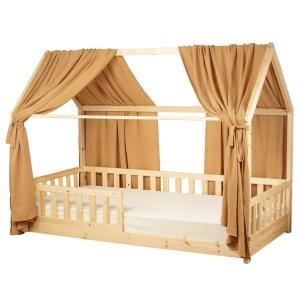 Set doble de dosel cabaña duo Camel 130x390 cm