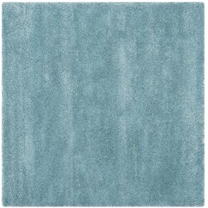 Shag azul alfombra 230 x 230