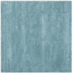 Shag azul aqua alfombra 90 x 90