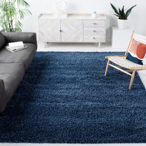 Shag azul marino alfombra 245 x 305