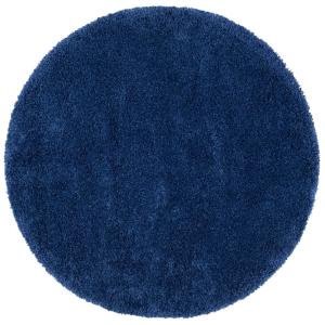 Shag azul marino alfombra 90 x 90