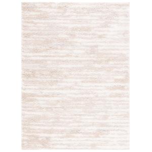 Shag beige/marfil alfombra 120 x 180