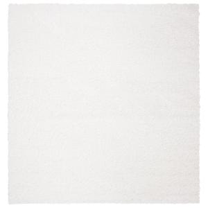 Shag blanco alfombra 120 x 120
