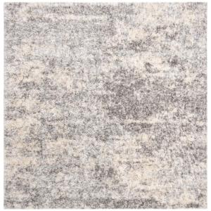 Shag gris azul/crema alfombra 100 x 100