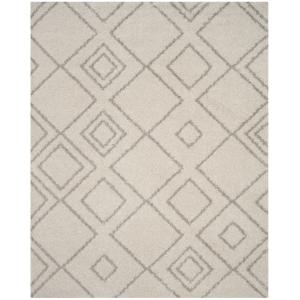 Shag neutro/blanco alfombra 200 x 280