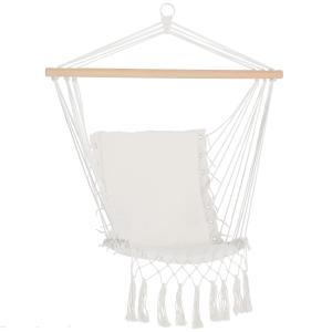 Silla colgante 90x50 cm blanco