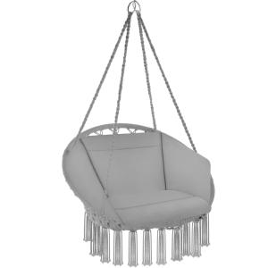 Silla colgante para jardín, malla de algodón, 80 x 72 x 125…
