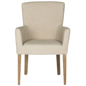 Silla de acento en madera de abedul beige