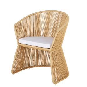Silla de comedor profesional de exterior de resina reciclad…
