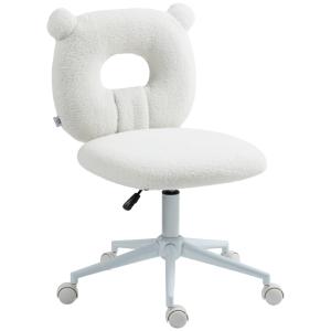 Silla de escritorio 50x56x90 cm blanco