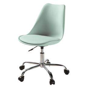 Silla de escritorio con ruedas verde