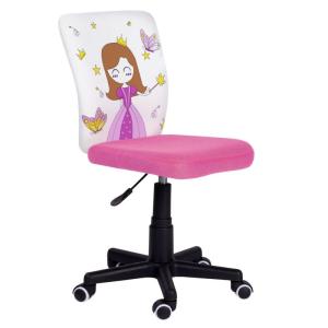 Silla de estudio infantil píntame malla, rosa, 38,5cm x 77a…