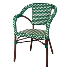 Silla De Exterior Minaret - Beige,verde - 82x58x60