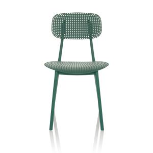 Silla de exterior plástico verde