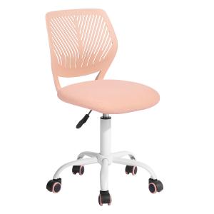 Silla de exterior rosa con ruedas